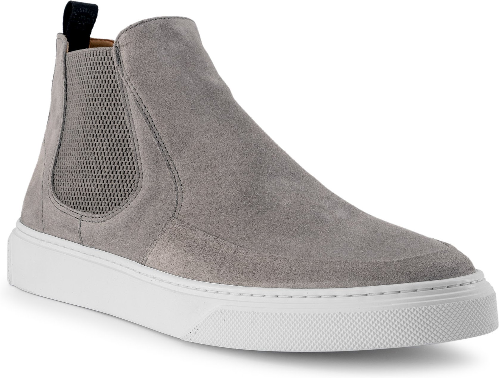 Thumbnail - rosso e nero Herren Sneaker grau Velours