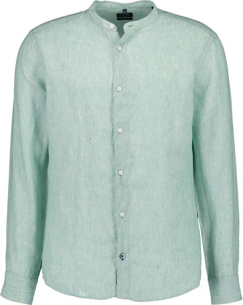 OLYMP Herren Hemd grün meliert