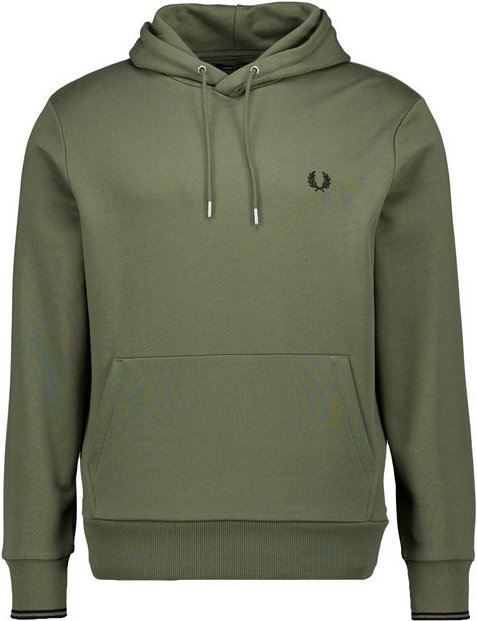 Fred Perry Herren Hoodie grün unifarben