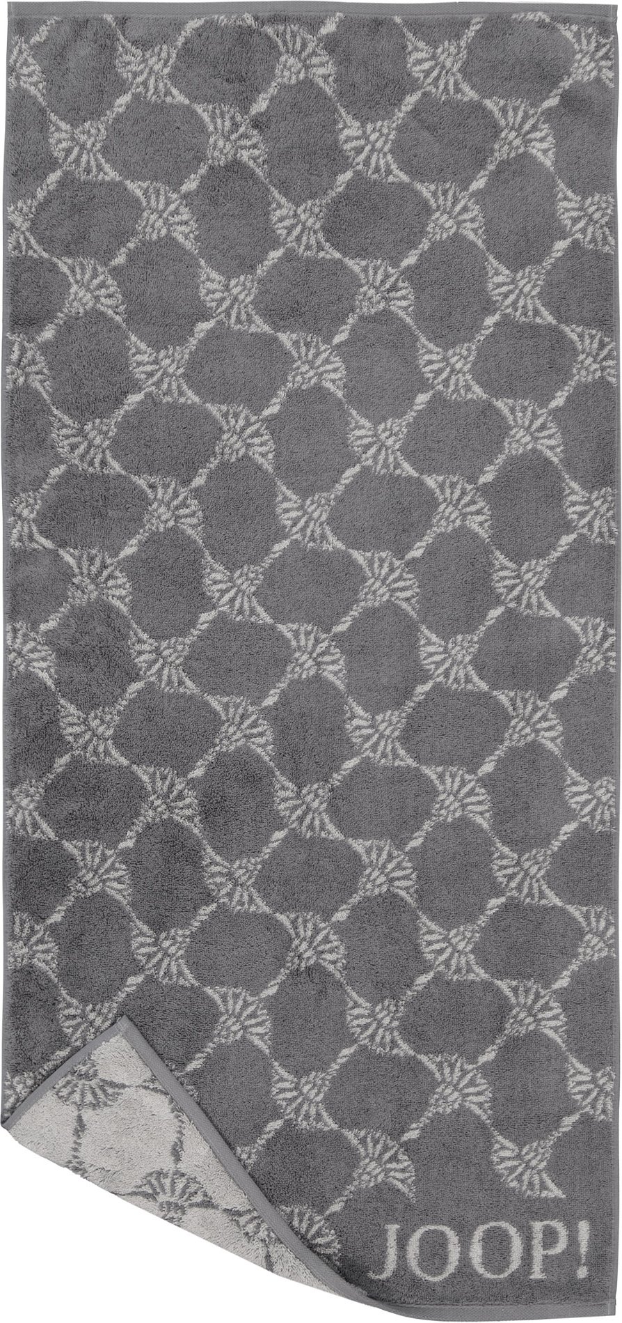 JOOP! Herren Gästetuch grau Gemustert