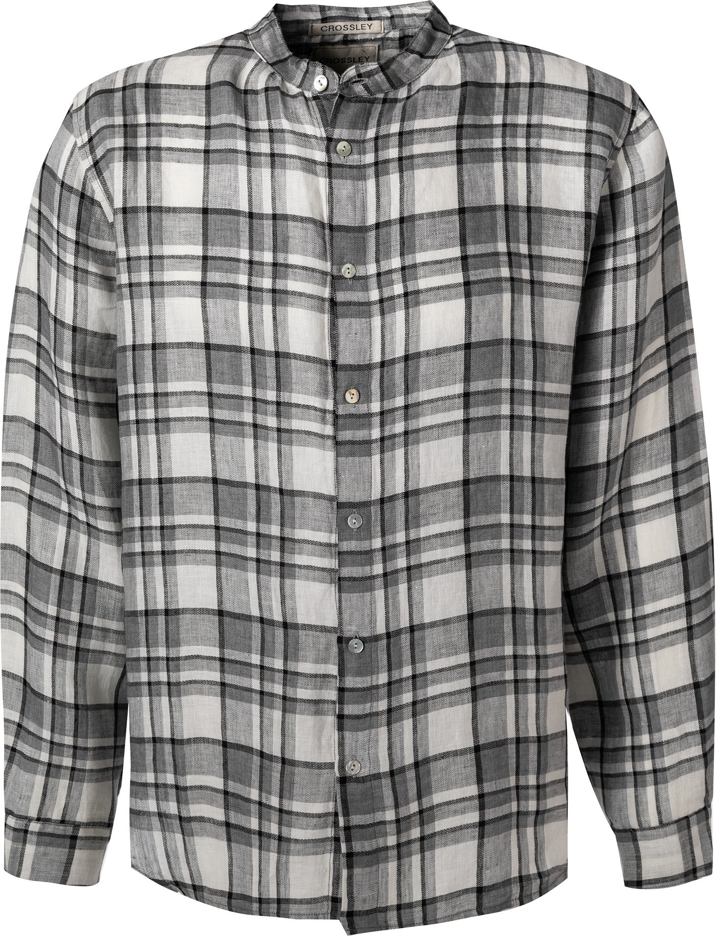 CROSSLEY Herren Hemd grau kariert