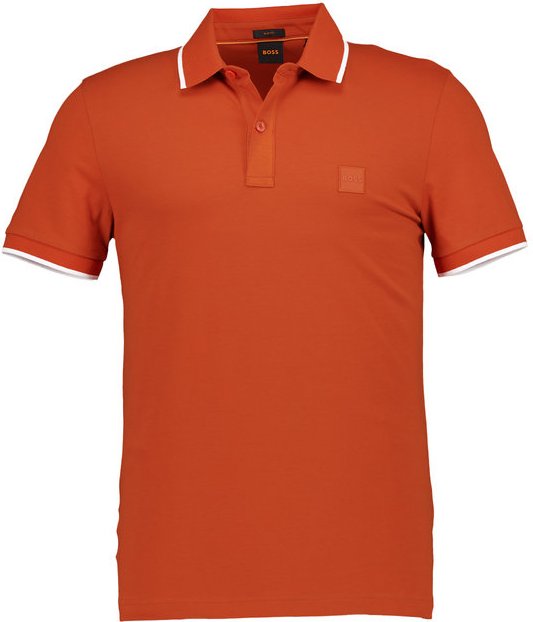 Thumbnail - BOSS Orange Herren Polo-Shirt orange Slim Fit