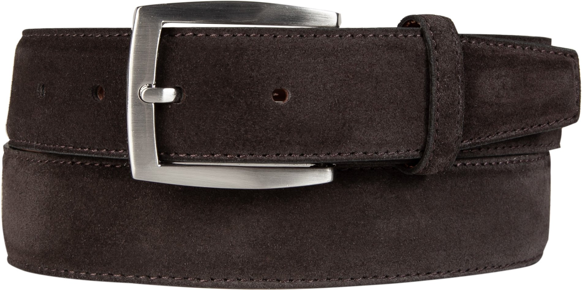 Thumbnail - Lindenmann Herren Gürtel braun Veloursleder