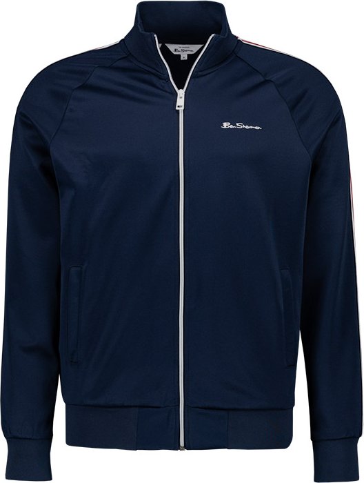 Thumbnail - Ben Sherman Herren Sweatjacke blau unifarben