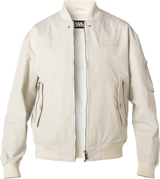 Thumbnail - KARL LAGERFELD Herren Jacke weiß uni mit Motiv