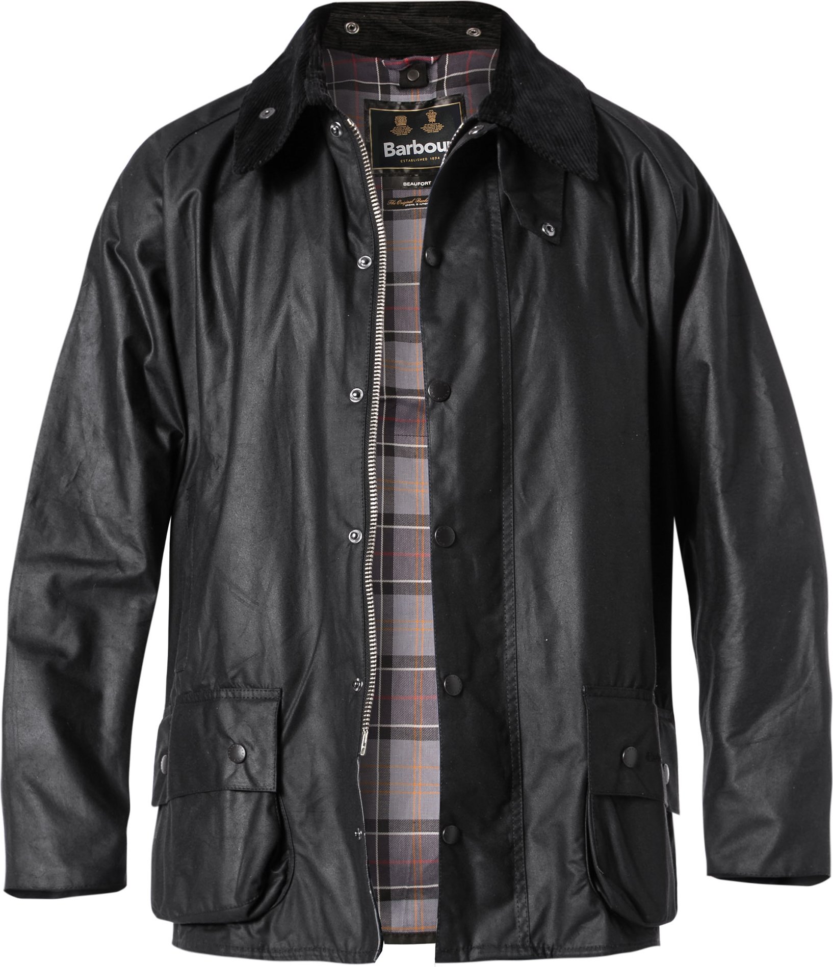 Barbour Herren Jacke schwarz unifarben
