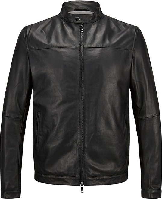 Thumbnail - MILESTONE Herren Lederjacke braun,schwarz unifarben