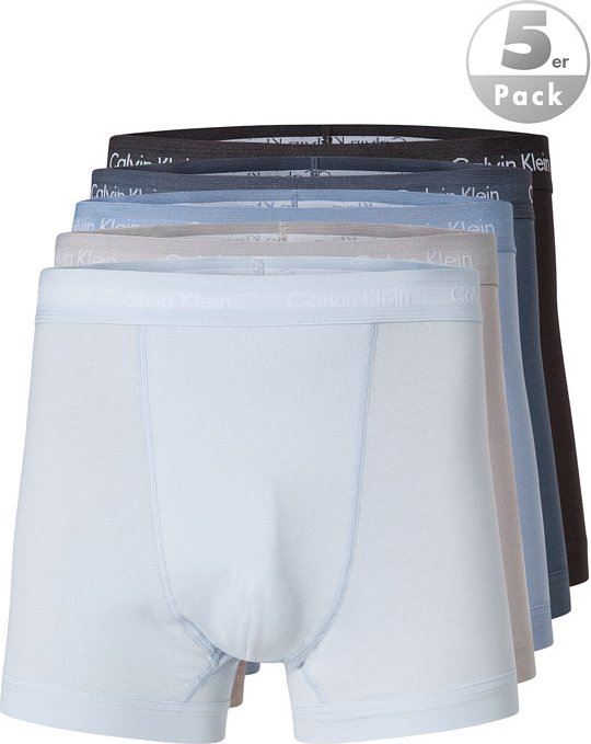 Calvin Klein Underwear Herren Trunks blau Baumwolle & Mix unifarben