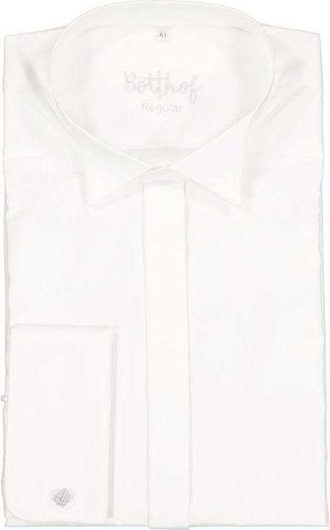 Herrenausstatter Herren Smokinghemd weiß