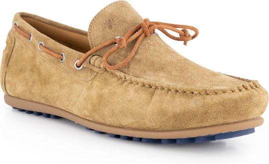 Floris van Bommel Herren Bootsschuhe braun Velours