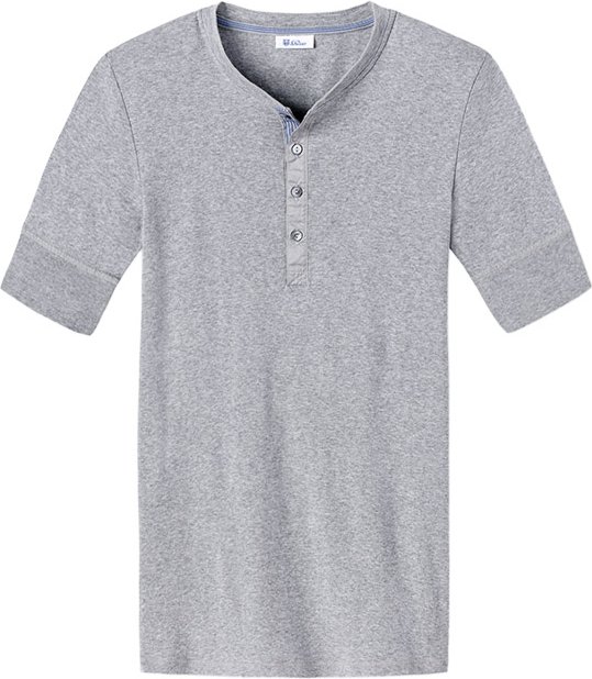 Schiesser Revival Herren T-Shirt grau meliert