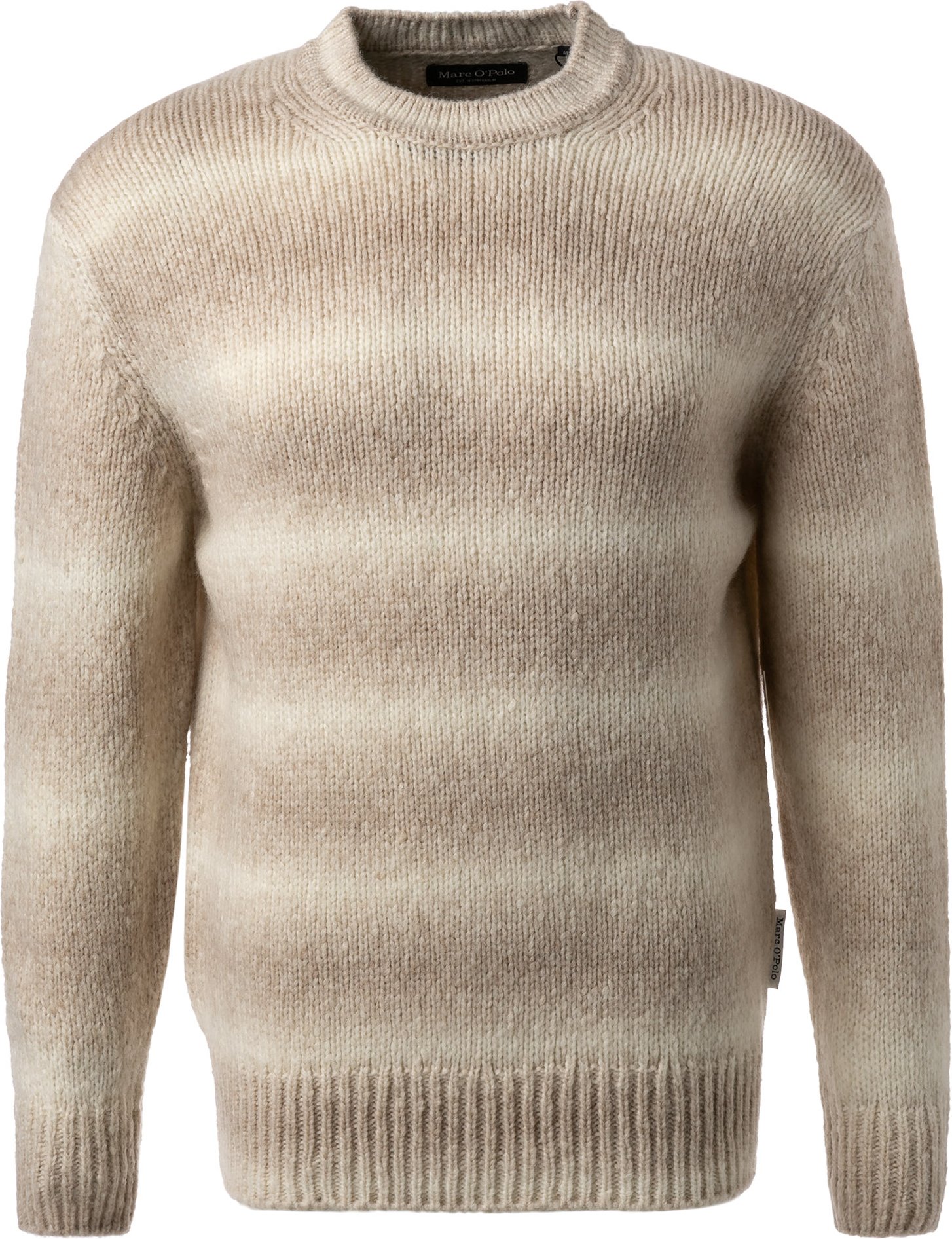Marc O'Polo Herren Pullover beige unifarben