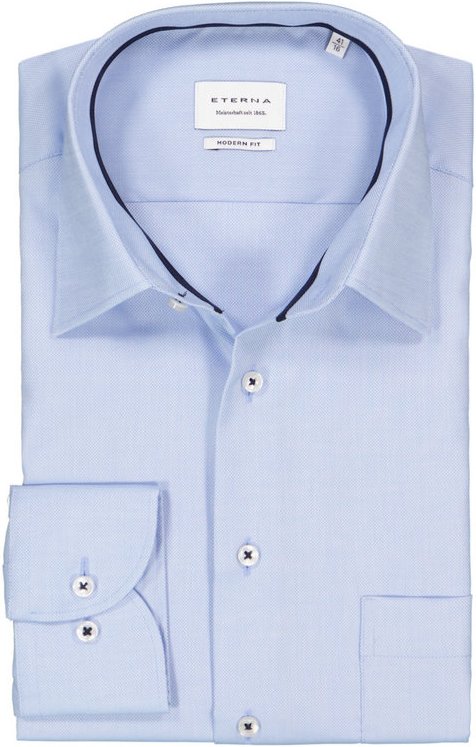 ETERNA Herren Hemd blau
