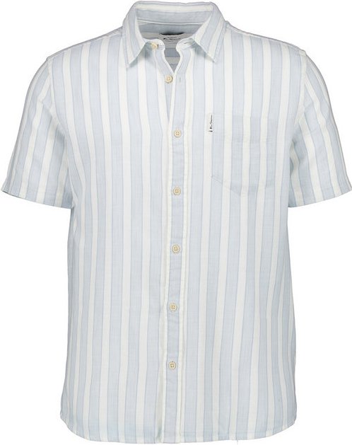 Thumbnail - Ben Sherman Herren Kurzarmhemd blau gestreift