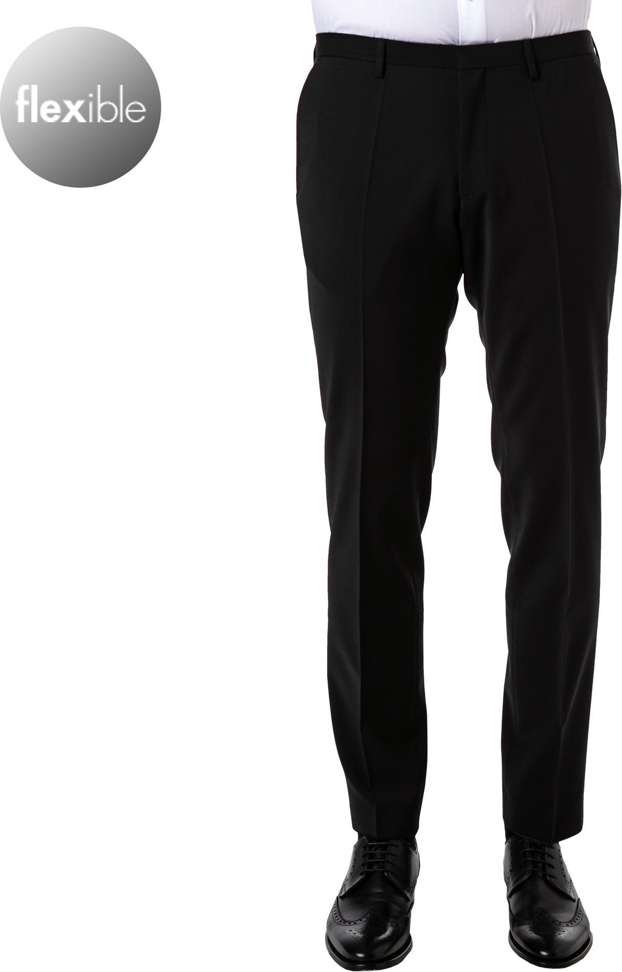 Thumbnail - ROY ROBSON Herren Hose schwarz Slim Fit