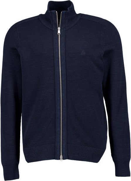 Marc O'Polo Herren Cardigan blau unifarben