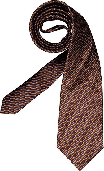 Thumbnail - LANVIN Herren Krawatte braun Gemustert,Bunt