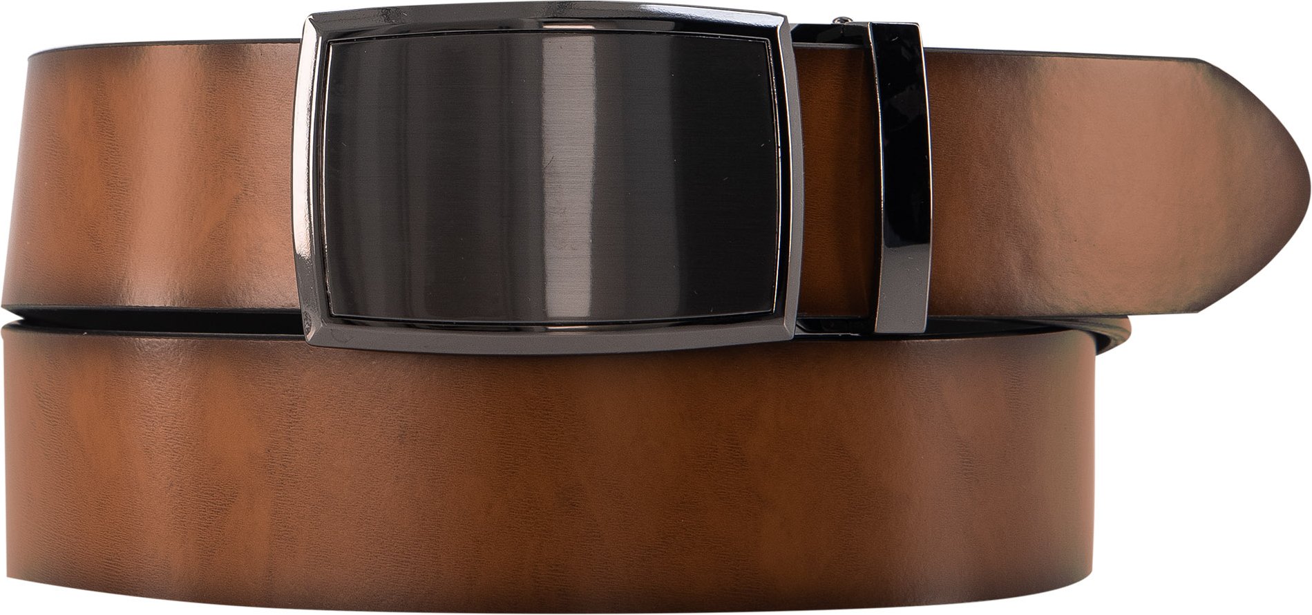 Lindenmann Herren Gürtel braun Glattleder