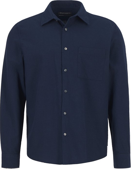 Marc O'Polo Herren Hemd blau kariert