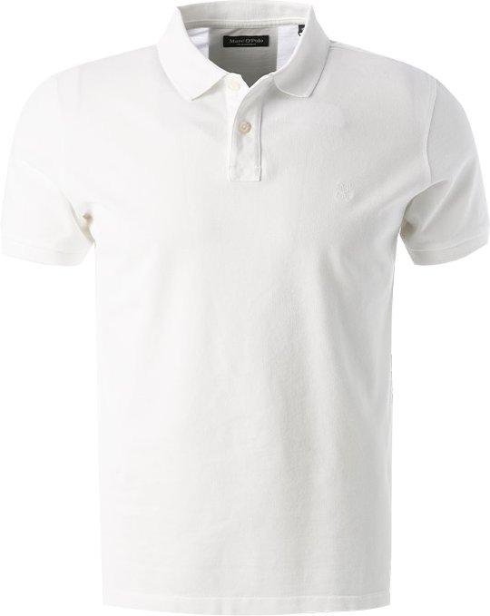 Marc O'Polo Herren Polo-Shirt weiß