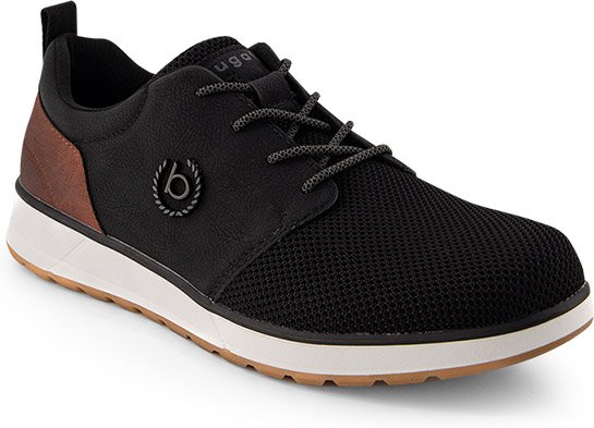 bugatti Herren Sneaker schwarz Textil & Canvas