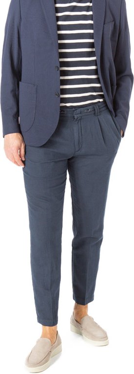 CINQUE Herren Bundfaltenhose blau
