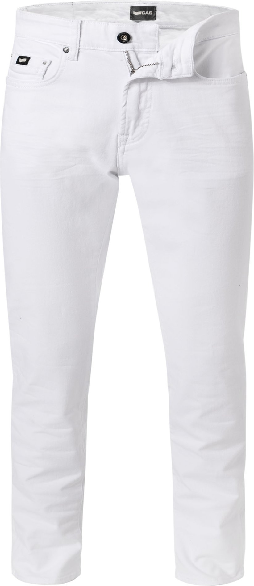 GAS Herren Jeans weiß Slim Fit