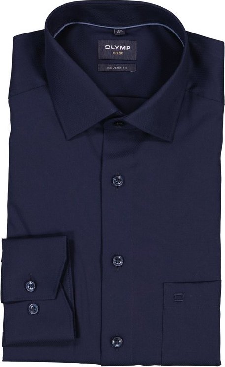 OLYMP Herren Hemd blau