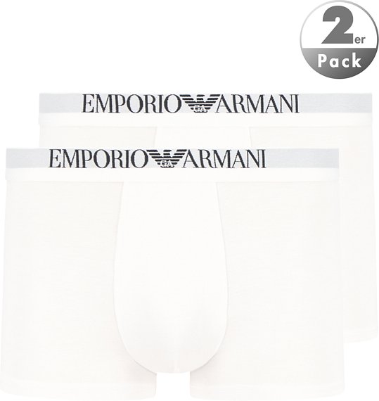 Thumbnail - EMPORIO ARMANI Herren Trunks weiß
