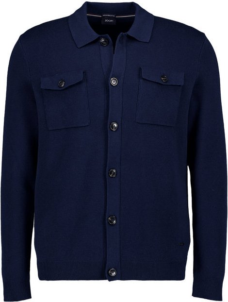 JOOP! Herren Cardigan blau unifarben