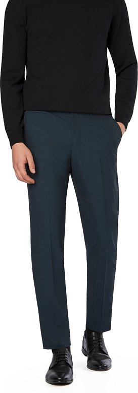 Strellson Herren Hose blau meliert Slim Fit