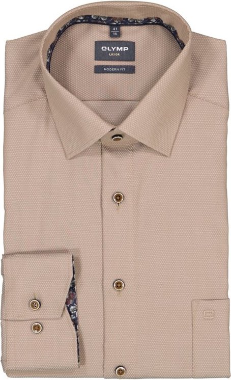 Thumbnail - OLYMP Herren Hemd braun
