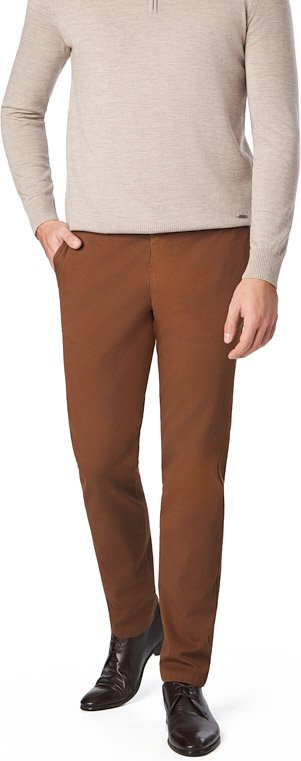 HILTL Herren Hosen braun Slim Fit