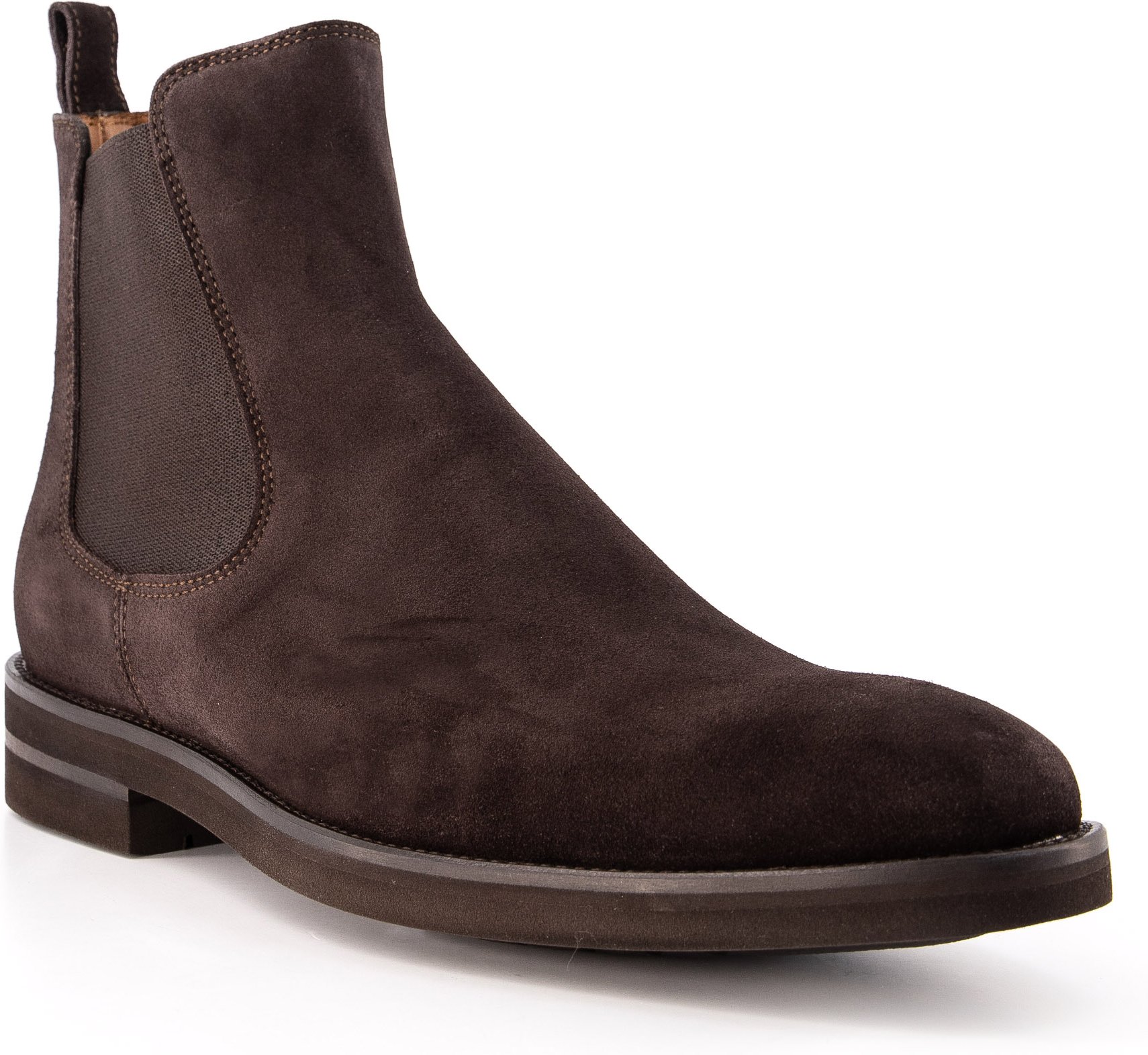 Thumbnail - LOTTUSSE Herren Chelsea Boots braun Velours