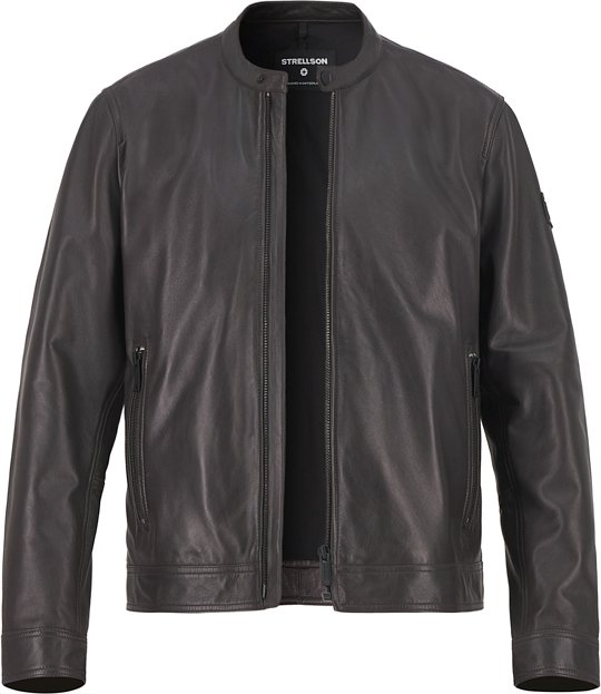 Strellson Herren Lederjacke braun