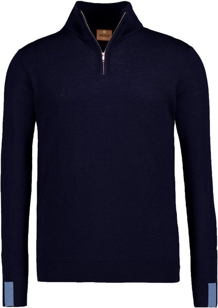 Thumbnail - MOS MOSH Gallery. Herren Troyer blau unifarben