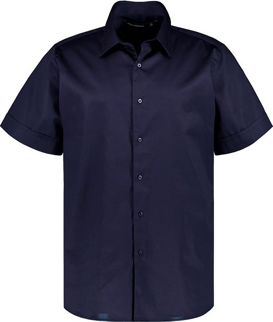 KARL LAGERFELD Herren Kurzarmhemd blau