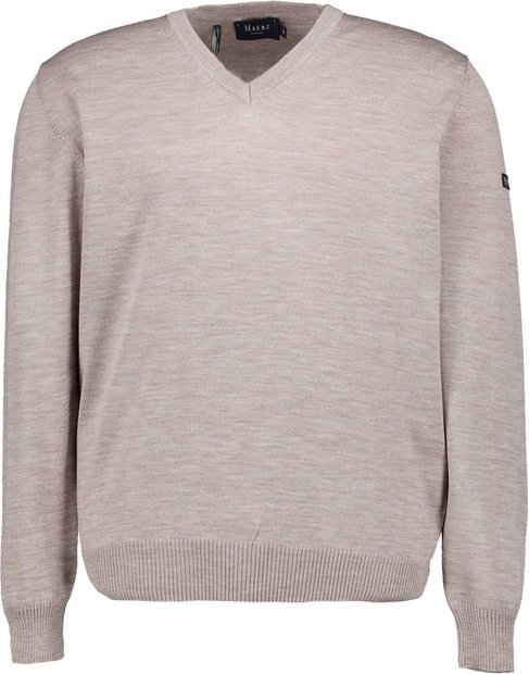 MAERZ Muenchen Herren Pullover beige unifarben