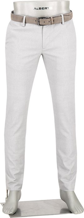Alberto Herren Hosen grau Slim Fit
