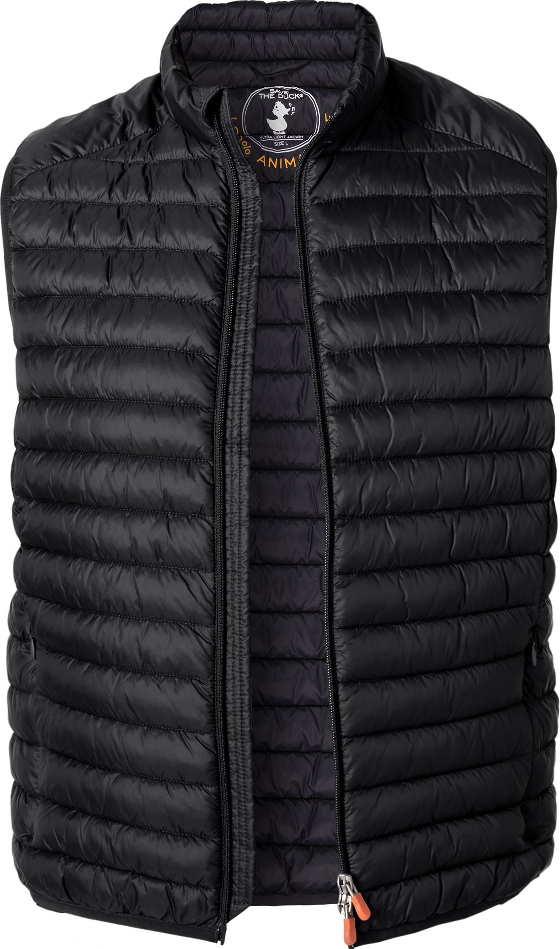 SAVE THE DUCK Herren Steppweste schwarz unifarben