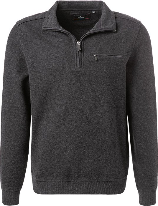 RAGMAN Herren Troyer grau unifarben