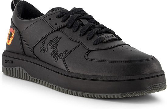 Thumbnail - HUGO Herren Sneaker schwarz Glattleder