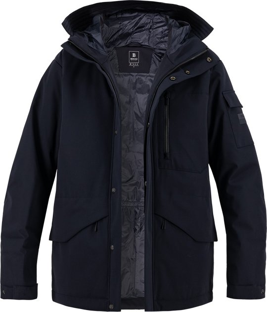 BOGGI MILANO Herren Funktionsjacke blau unifarben
