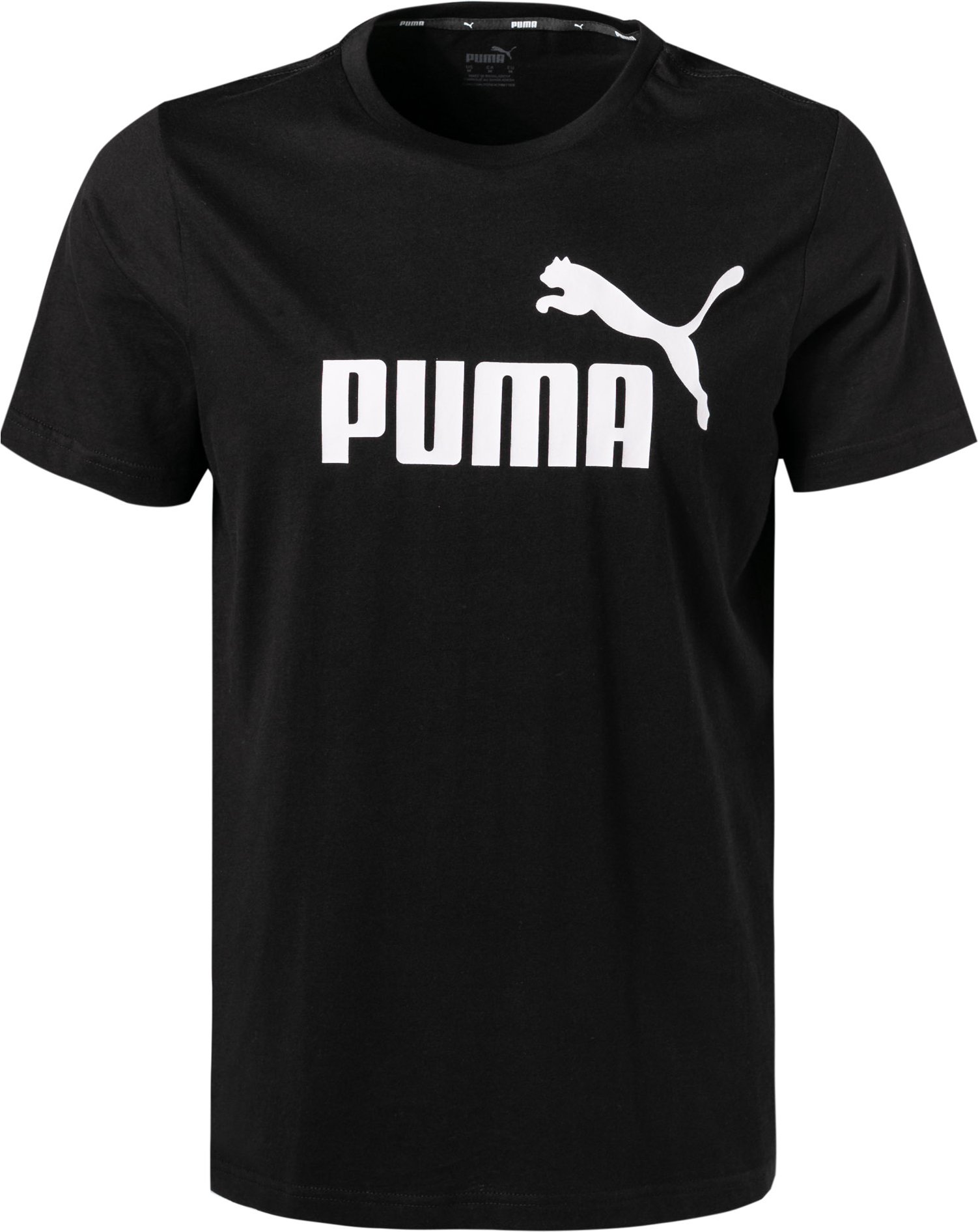 Thumbnail - PUMA Herren T-Shirt schwarz Baumwolle & Mix unifarben