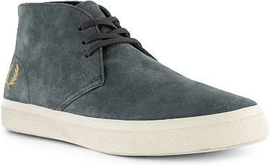 Thumbnail - Fred Perry Herren Sneaker grau Velours