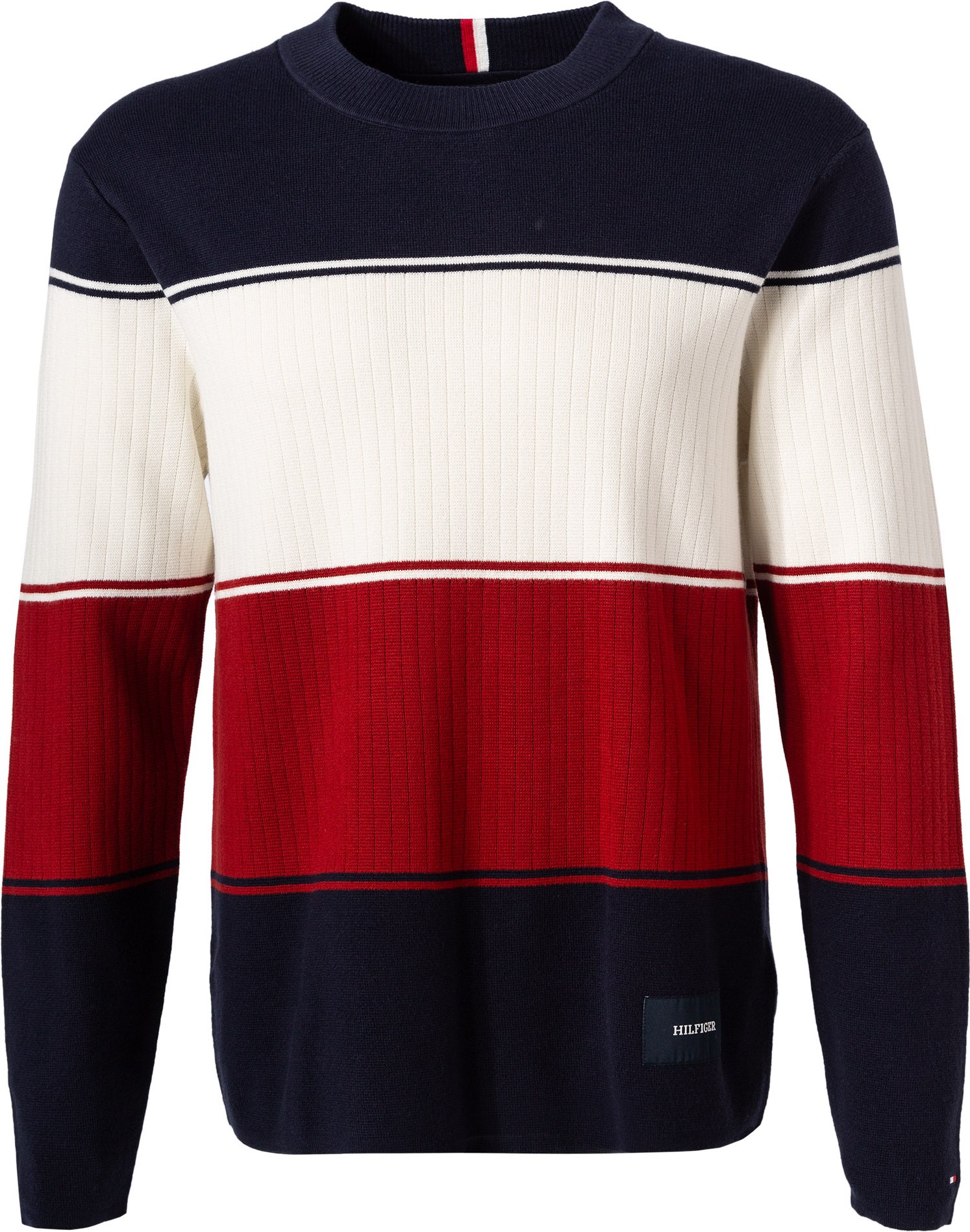 Tommy Hilfiger Herren Pullover grau Gestreift