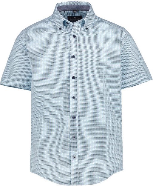 CasaModa Herren Hemden blau gemustert