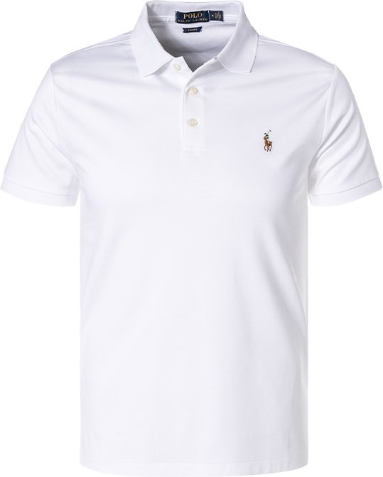 Polo Ralph Lauren Herren Polo-Shirt weiß Slim Fit
