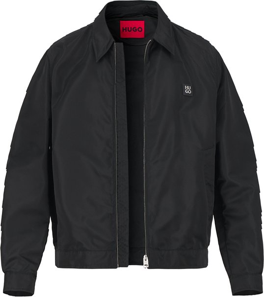 HUGO Herren Jacken schwarz unifarben