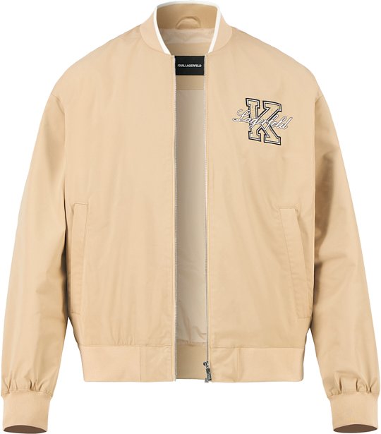 KARL LAGERFELD Herren Jacke beige unifarben